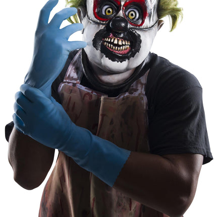 Rubies Inbred Latex Killer Clown Mask With Green Hair
