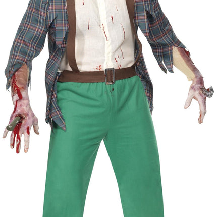 High School Horror: Zombie Geek Adult Costume Medium 38-40 Chest