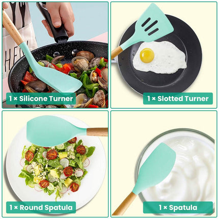 35-Pieces: Kitchen Cooking Utensils Set