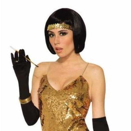 Gold Flapper Disco Dress Costume Standard