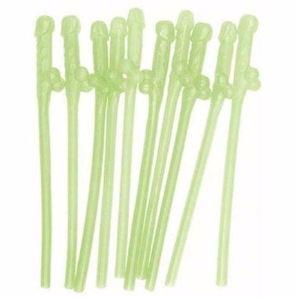 10 Bachelorette Party Glow Penis Sexy Sipping Straws