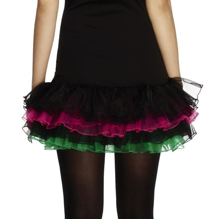 Fever Neon Skeleton Tutu Dress Women's Costume Size Small 6-8