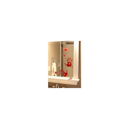 Bloody Halloween Window Clings Stickers Handprints