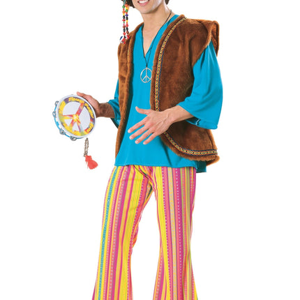 70's Hippie John Woodstock Adult Costume STD