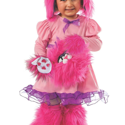 Mitten Kitten and Me Girls Fluffy Pink Costume Size Small 4-6