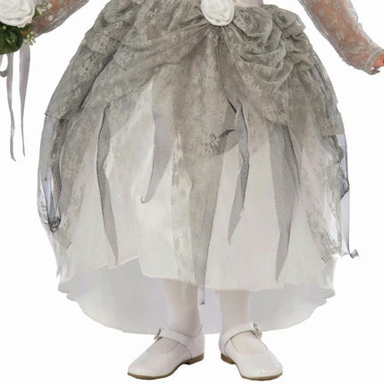 Forum Skeleton Bride Girl Child Costume Size Large 12-14