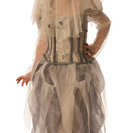 Rubies Ghost Zombie Bride Girls Costume Large 10-12