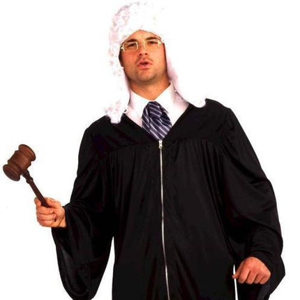 The Judge or Graduation Gown Adult Costume Black Robe