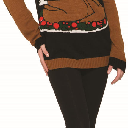 Thanksgiving Sweater, Roasted Turkey Size Large