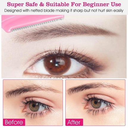 36-Pieces: Women Eyebrow Razor Trimmer