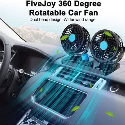 360 Degree Rotatable Car Fan