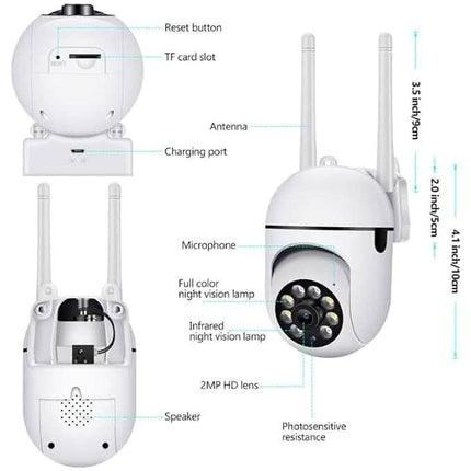 360 Full HD Wi-fi Wireless IP CCTV Security Camera