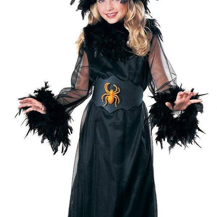 Pretty Witch Feathered Child Costume Size Small