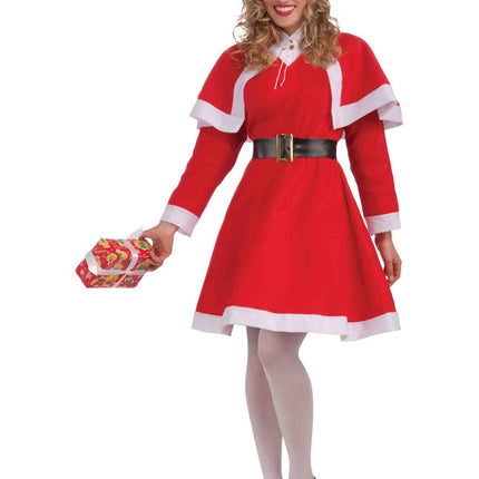 Women's Miss Santa Christmas Costume Size Standard 6-14 Dress
