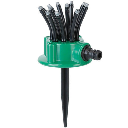 360° Flexible Lawn Sprinkler Automatic 12 Tubes Garden Water Irrigation Sprayers