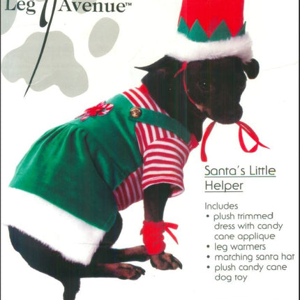 Santa's Little Helper Pet Costume Size Medium