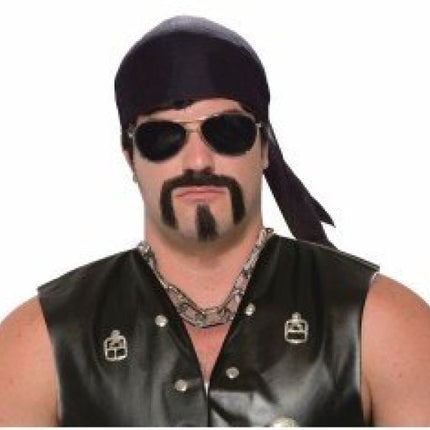Tough Guy Moustache And Goatee