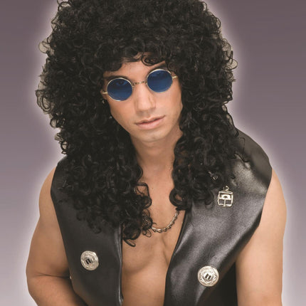 Forum Novelties 80's To The Maxx Black Wild Curl Adult Unisex Wig