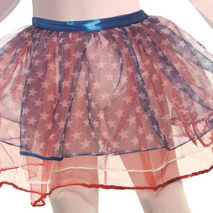Red, White and Blue Patriotic USA Tutu Skirt 4th of July Accessory Child