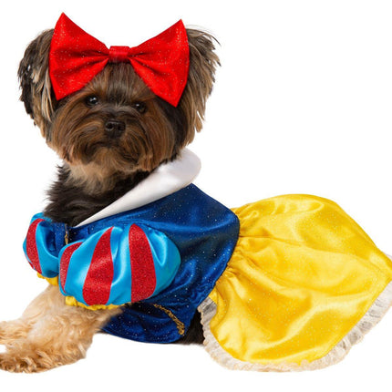 Snow White Princess Pet Dog Costume Dress Size Large