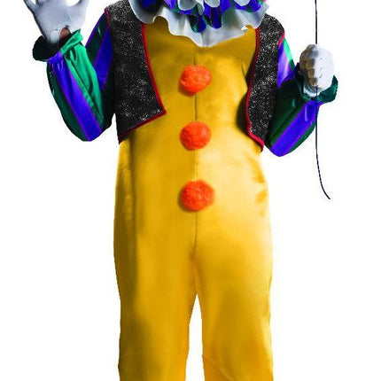 IT the Movie: Deluxe Pennywise Adult Costume with Mask Standard Size