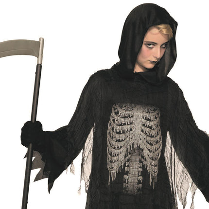 Night Reaper Child Grim Reaper Death Tattered RobeChild Small 4--6