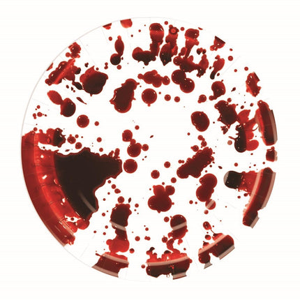 Blood Splatter Paper Plates 9" Halloween Party Pack 8/pkg