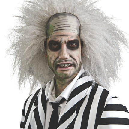 Adult Beetlejuice White Costume Wig