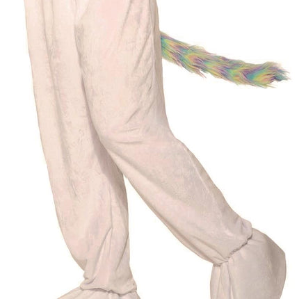 Mythical Unicorn White Fantasy Mascot Costume for Adults