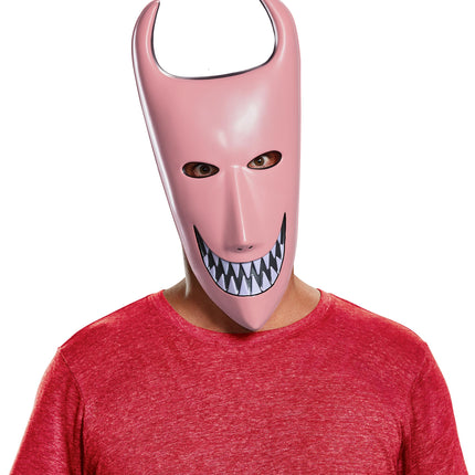 Disney Nightmare Before Christmas Pink Lock Grin Mask