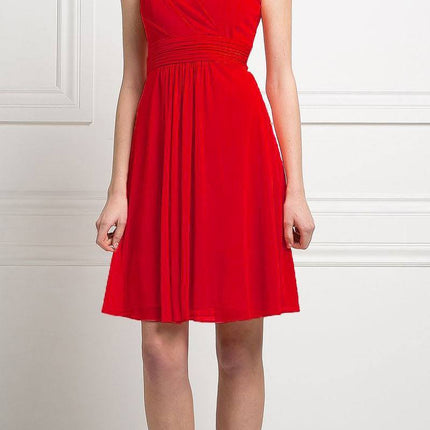 CLEARANCE - Cinderella Divine 3832 Chiffon Sweetheart Neckline Short Dress (Size S)