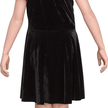 Gothic Girl Black Dress Wednesday Adams Child Costume Large 12-14