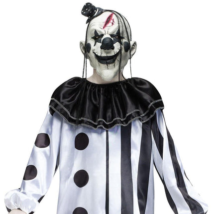 Black and White Killer Clown Child Costume