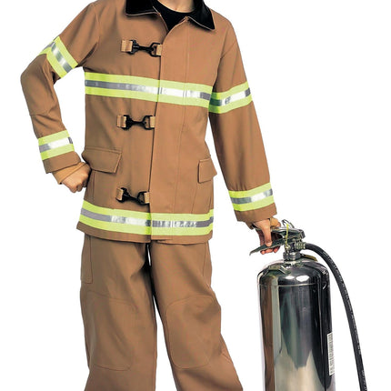 Kids Firefighter Fireman Child Costume Toddler Size 2-4