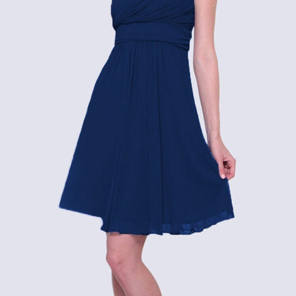 CLEARANCE - Cinderella Divine 3909 One Shoulder Chiffon Dress (Size 2XL)
