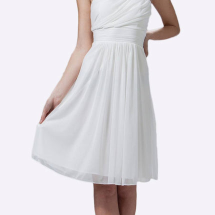 CLEARANCE - Cinderella Divine 3909 One Shoulder Chiffon Dress (Size 2XL)