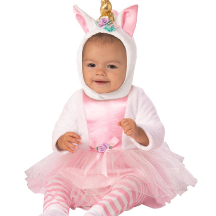 Pink Mythical Unicorn Princess Costume Toddler 12-24 months