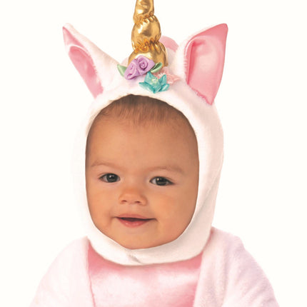 Pink Mythical Unicorn Princess Costume Toddler 12-24 months