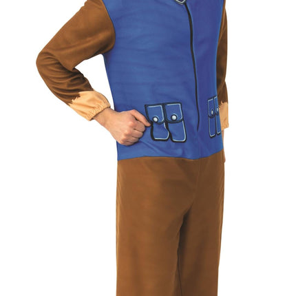 Paw Patrol Chase Jumpsuit Adult Costume Size Standard