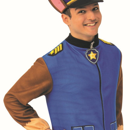 Paw Patrol Chase Jumpsuit Adult Costume Size Standard