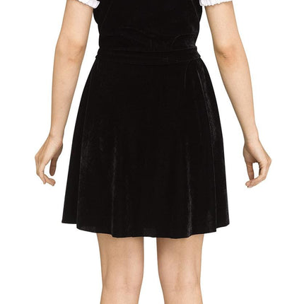Gothic Girl Black Dress Wednesday Adams Adult Costume S/M 2-8