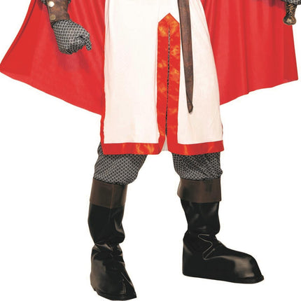 King Crusader Red and White English Knight Adult Costume