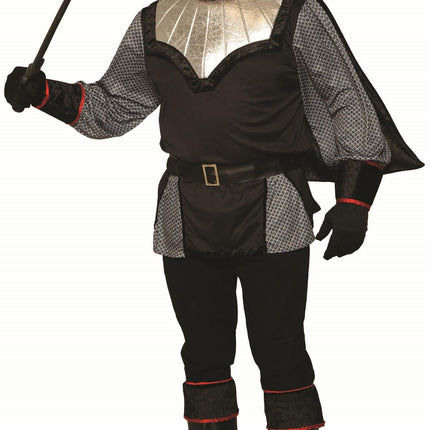 Dark King Medieval Black Adult Mens Costume