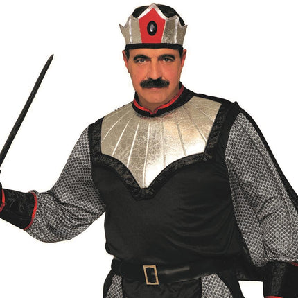 Dark King Medieval Black Adult Mens Costume