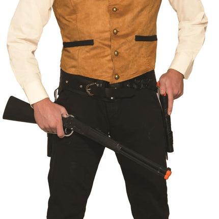 Western Brown Cowboy Gambler Costume Vest