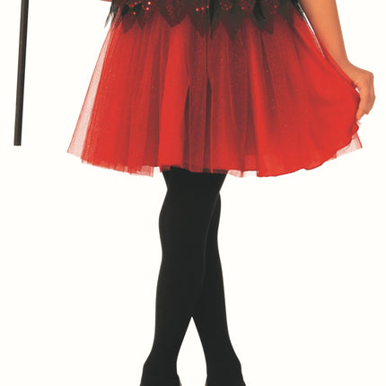 Red Classic Cute Devil Girl Dress Costume Large 12-14