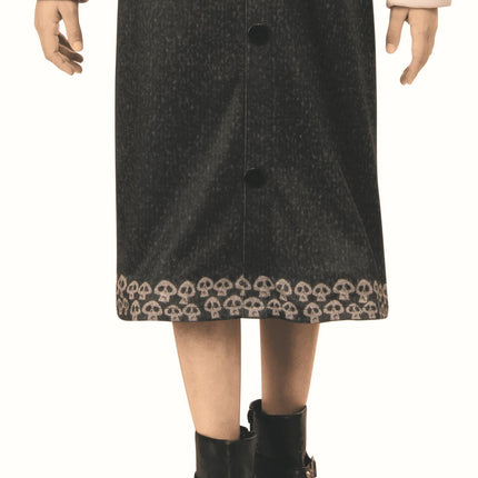 Wednesday Addams Family Black Dress Child Costume Small 4-6