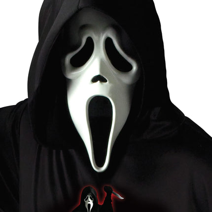 Fun World Scream Ghost Face Vinyl Character Costume Mask