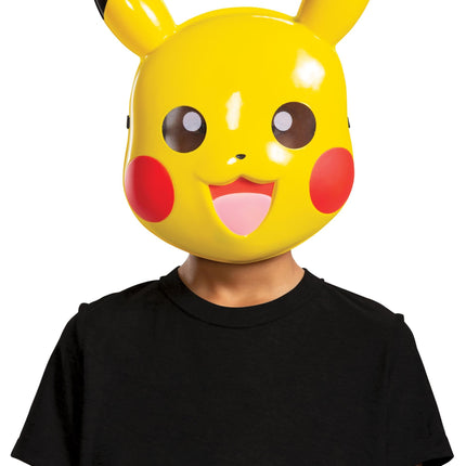 Pokeman Pikachu Plastic Costume Mask Child Size