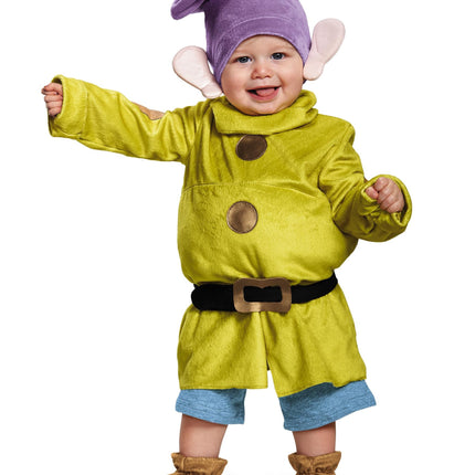 Snow White Deluxe Dopey Disney Halloween Child Costume Size Toddler 12-18 months